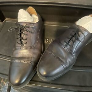 Johnston & Murphy Classic Black Leather Men's Dress Shoes